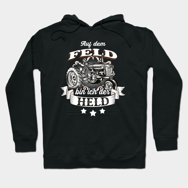 Bauer Trecker Traktor Landwirt Geschenk Hoodie by Foxxy Merch